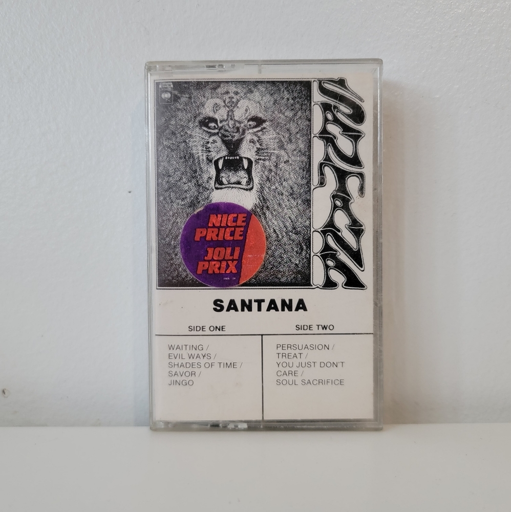 Santana vintage cassette tape